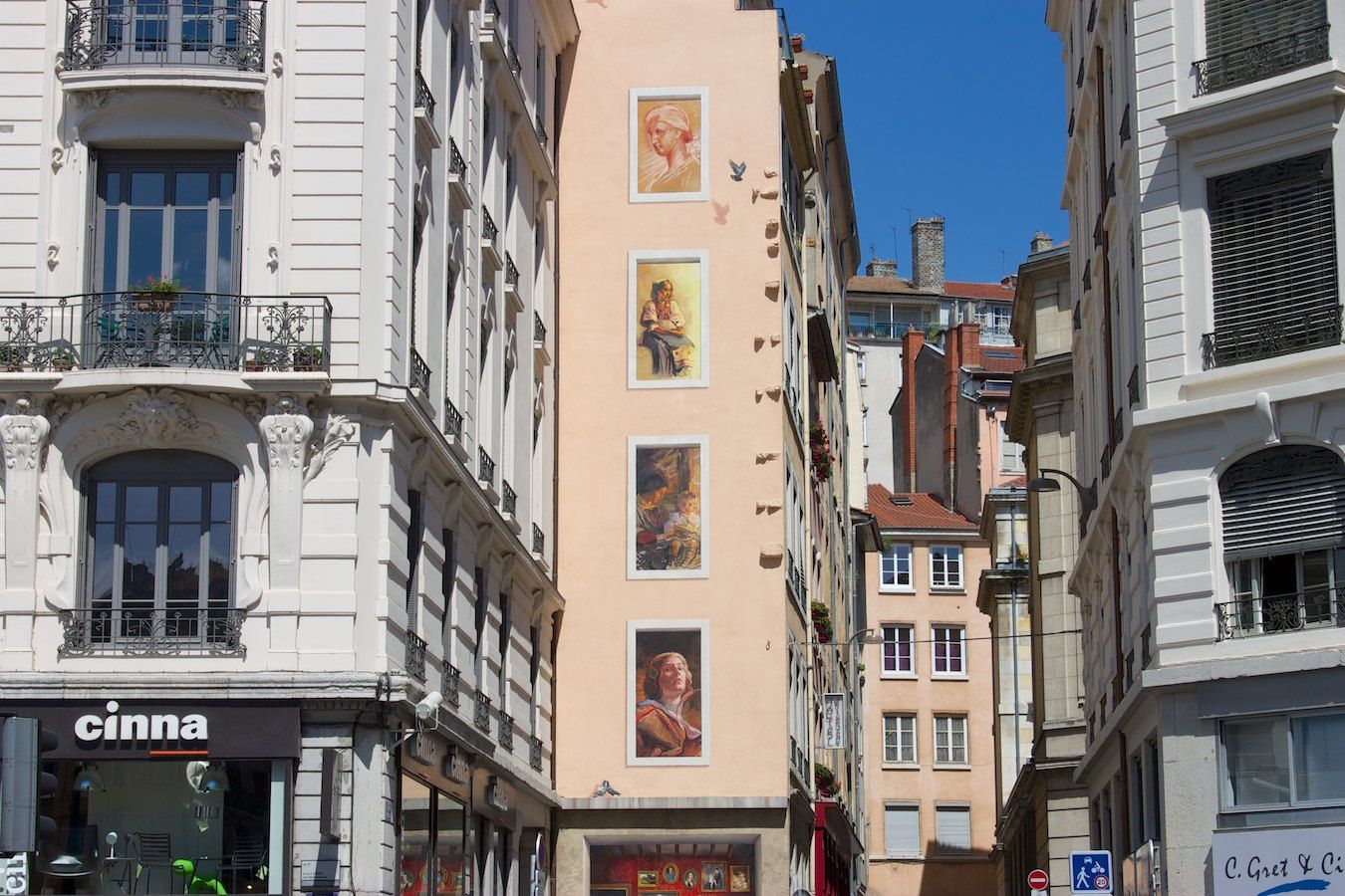 Fresques des Lyonnais Célèbres – Nachbarhaus