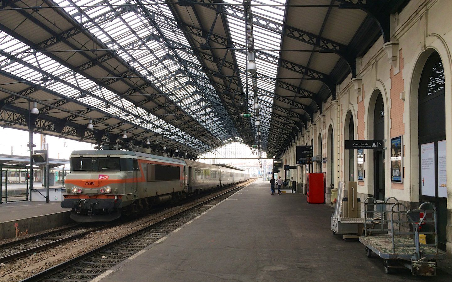 Bahnhofshalle in Hendaye