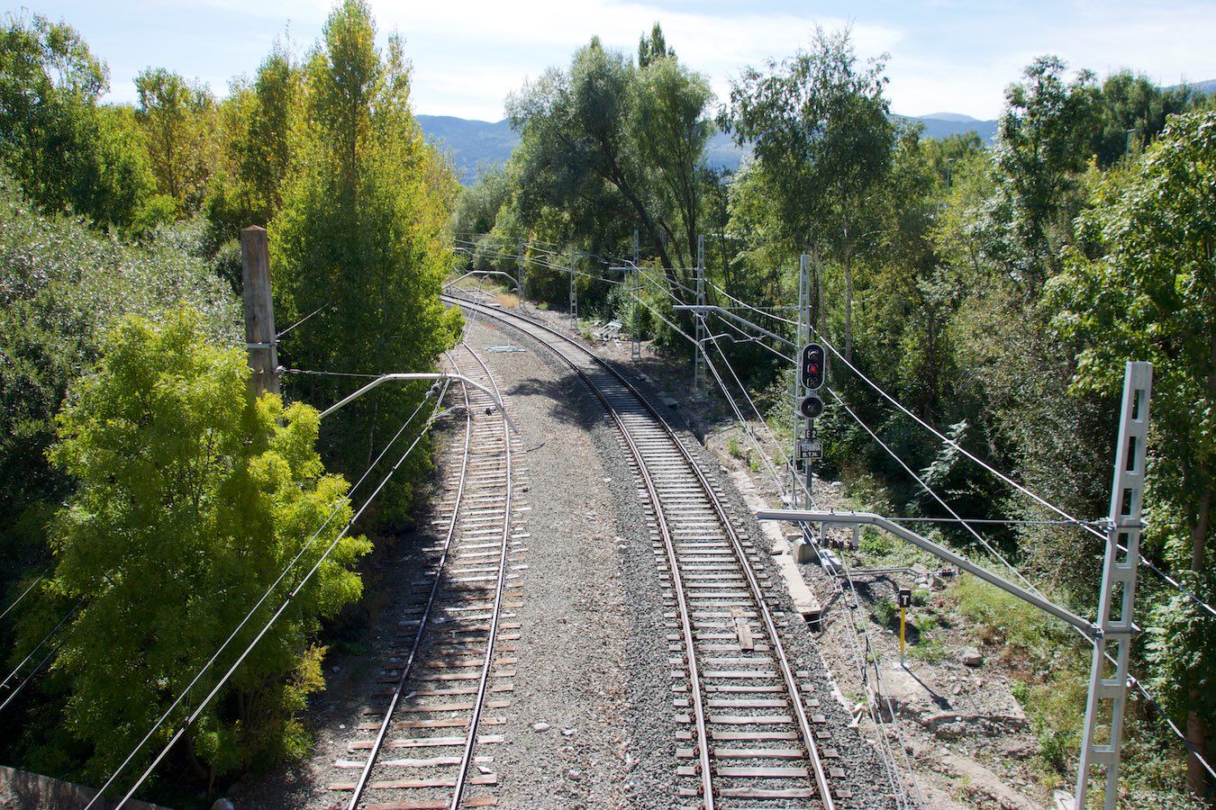 Einfahrt von Pugcerdà aus Frankreich