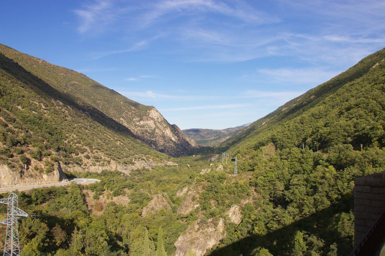 Landschaft und Schatten