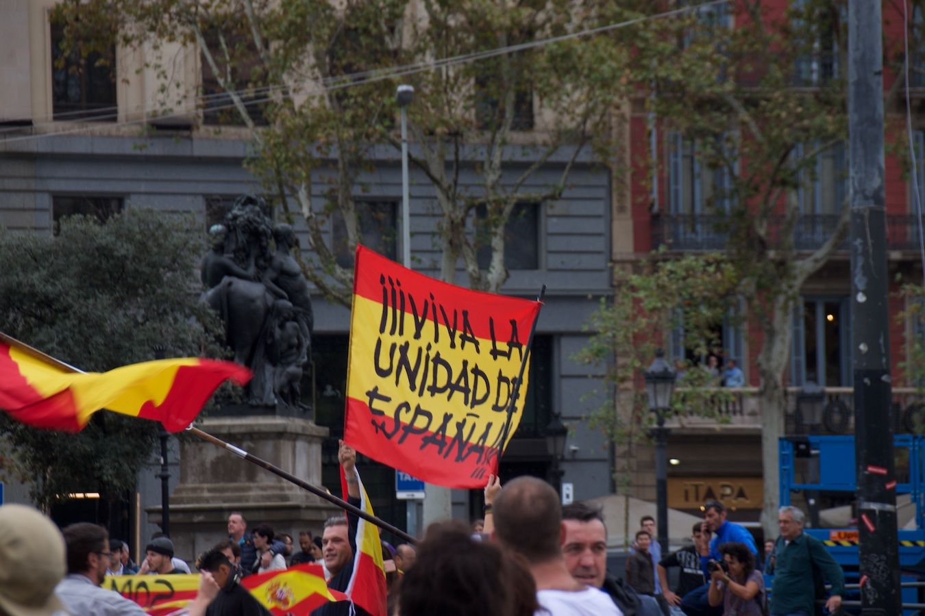 Plaça Catalunya, 1. Oktober