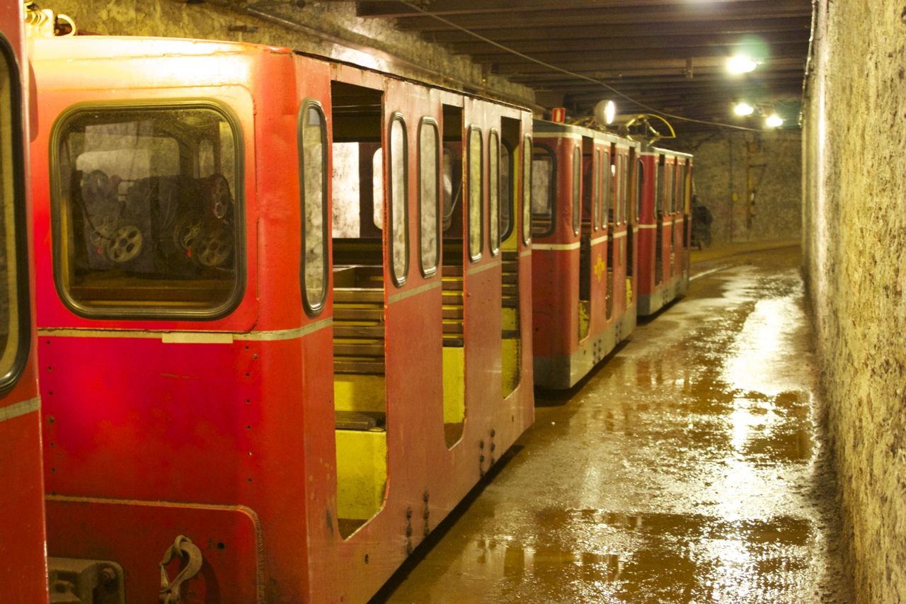 Zwischenhalt im Schacht