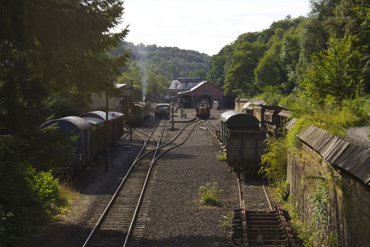 Überblick über den Bahnhof Fond-de-Gras