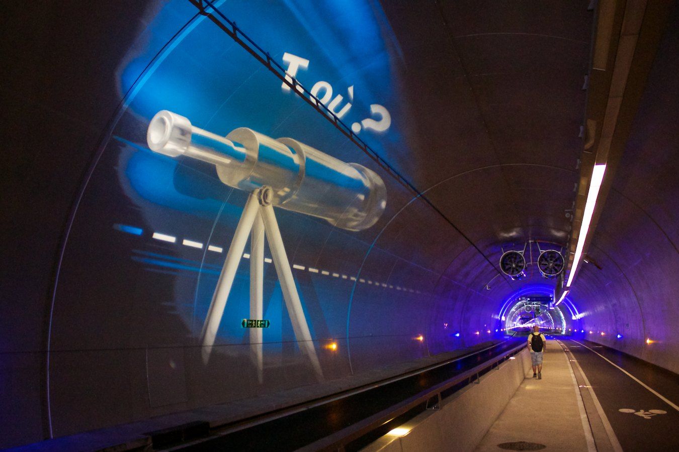 Noch mehr Kunst im Tunnel