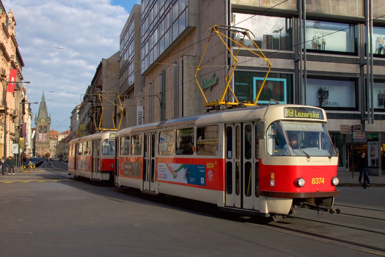 Tatra-Wagen auf dem Wenzelsplatz